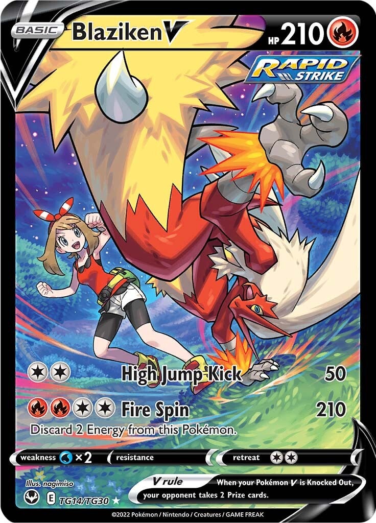 Blaziken V (TG14/TG30) [Sword & Shield: Silver Tempest] | Odin's Place