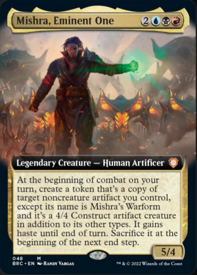 Mishra, Eminent One (Extended Art) [The Brothers' War Commander] | Odin's Place