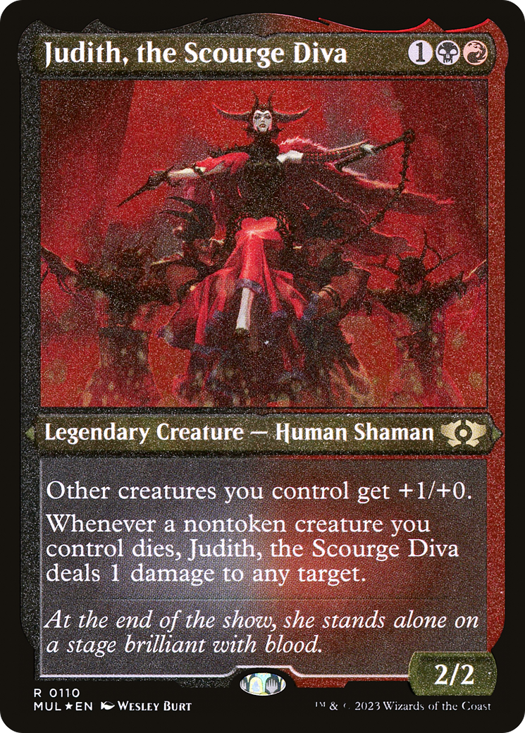 Judith, the Scourge Diva (Foil Etched) [Multiverse Legends] | Odin's Place