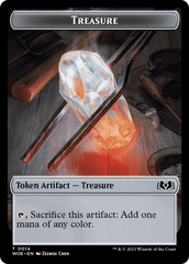 Treasure // Food (0011) Double-Sided Token [Wilds of Eldraine Tokens] | Odin's Place