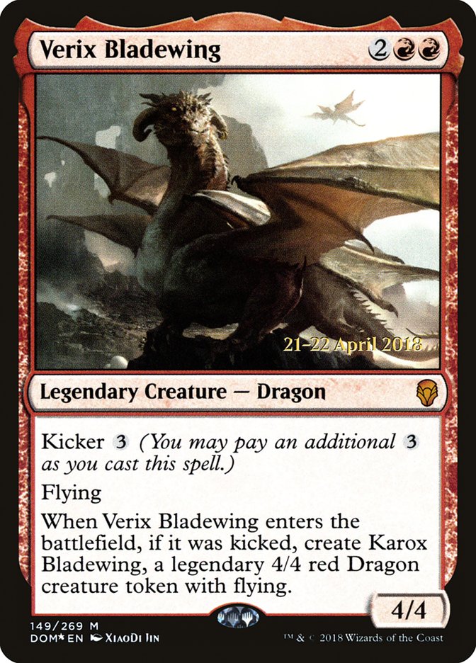 Verix Bladewing (149) [Dominaria Prerelease Promos] | Odin's Place