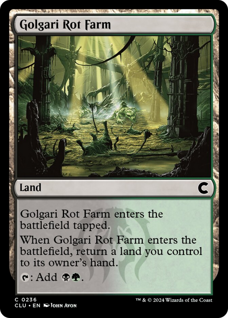 Golgari Rot Farm [Ravnica: Clue Edition] | Odin's Place