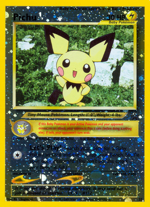 Pichu (35) [Wizards of the Coast: Black Star Promos] | Odin's Place