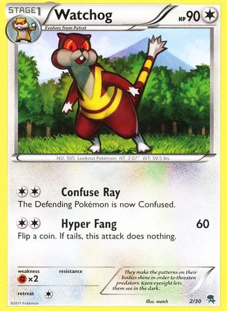 Watchog (2/30) [Black & White: Trainer Kit - Zoroark] | Odin's Place