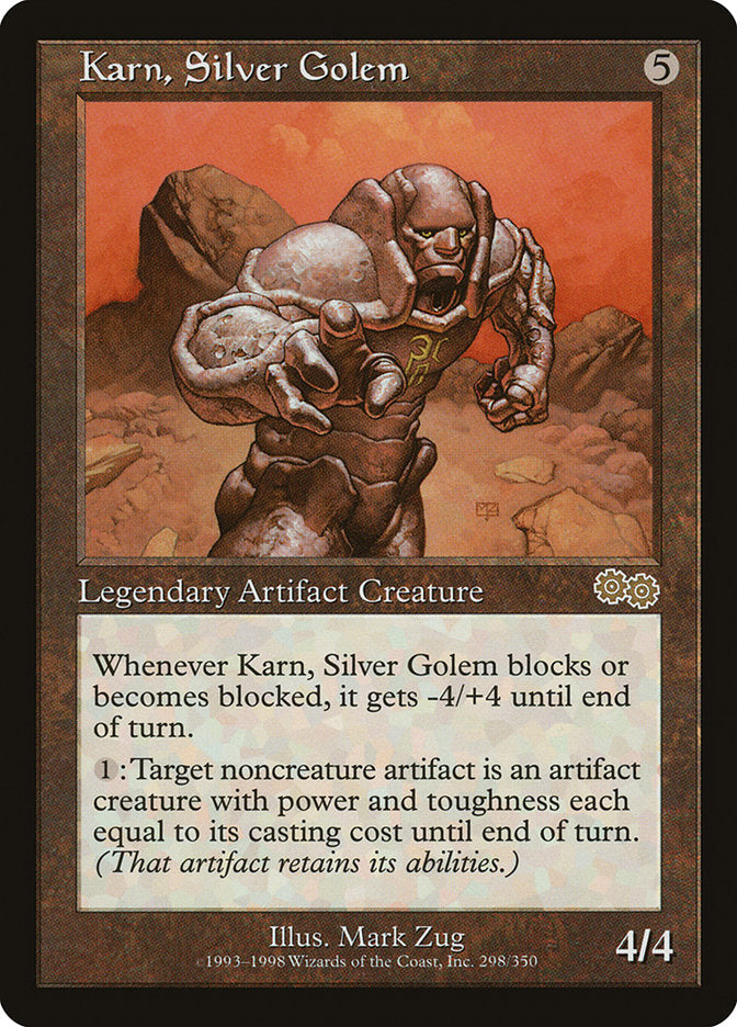 Karn, Silver Golem (298) [Urza's Saga] | Odin's Place
