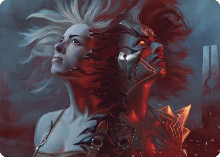 Thrill of Possibility Art Card [Phyrexia: All Will Be One Art Series] | Odin's Place