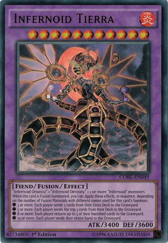 Infernoid Tierra [CORE-EN049] Ultra Rare | Odin's Place