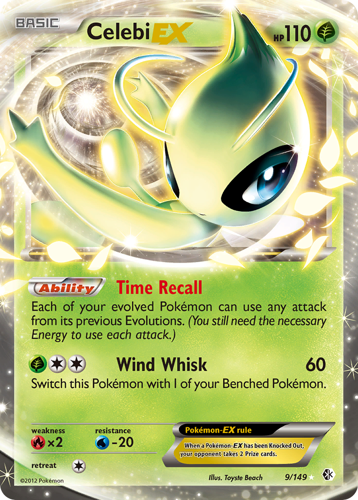 Celebi EX (9/149) [Black & White: Boundaries Crossed] | Odin's Place