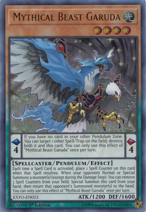 Mythical Beast Garuda [EXFO-EN023] Ultra Rare | Odin's Place