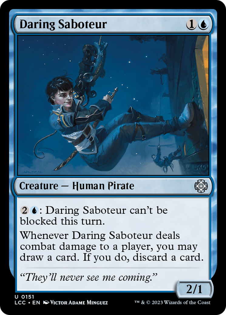 Daring Saboteur [The Lost Caverns of Ixalan Commander] | Odin's Place