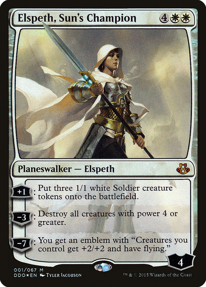 Elspeth, Sun's Champion (1) [Duel Decks: Elspeth vs. Kiora] | Odin's Place