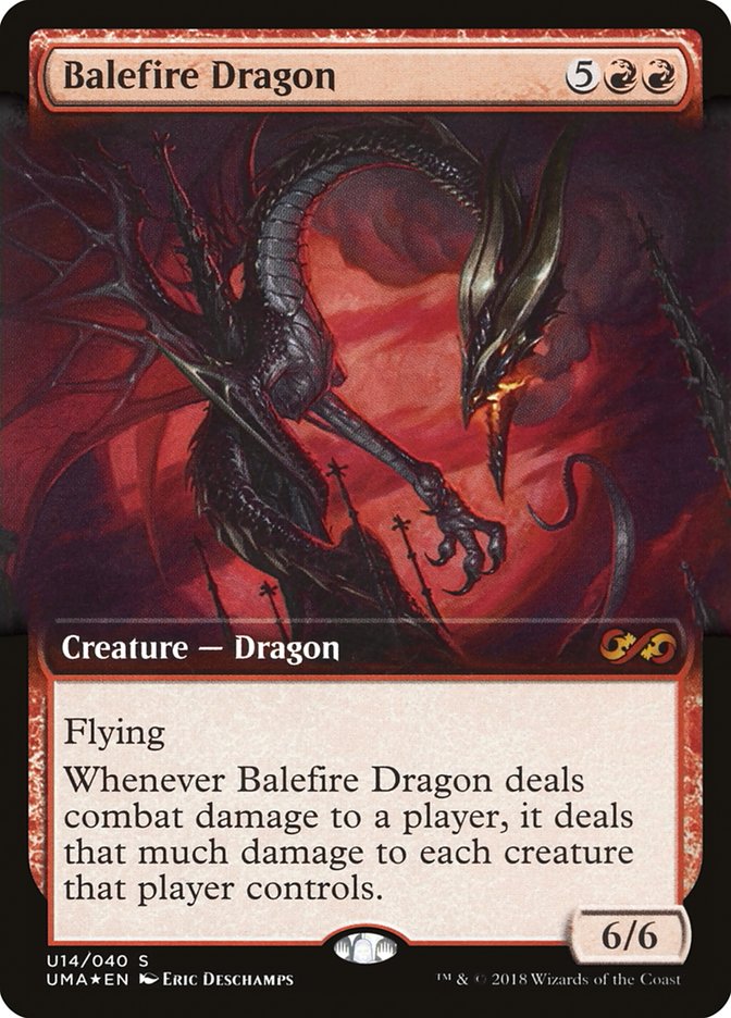 Balefire Dragon (Topper) [Ultimate Masters Box Topper] | Odin's Place
