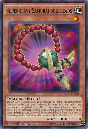 Superheavy Samurai Soulbeads [MP15-EN200] Common | Odin's Place