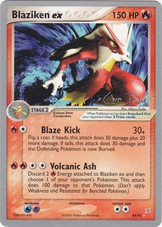 Blaziken ex (89/95) (Blaziken Tech - Chris Fulop) [World Championships 2004] | Odin's Place