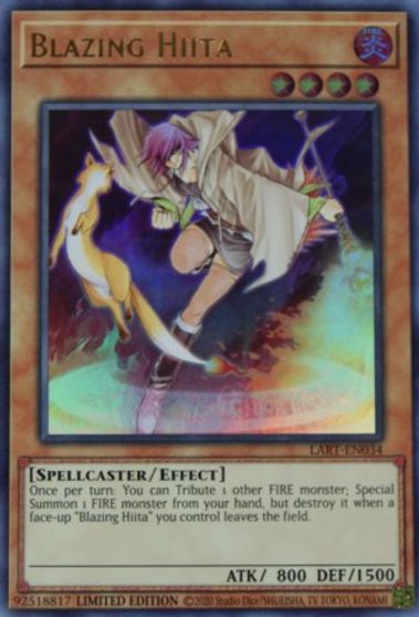 Blazing Hiita [LART-EN034] Common | Odin's Place