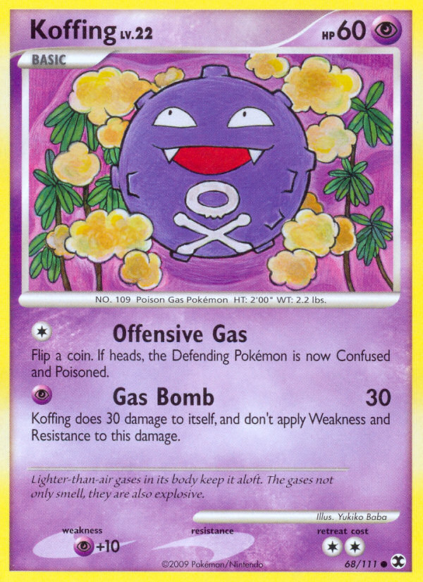 Koffing (68/111) [Platinum: Rising Rivals] | Odin's Place