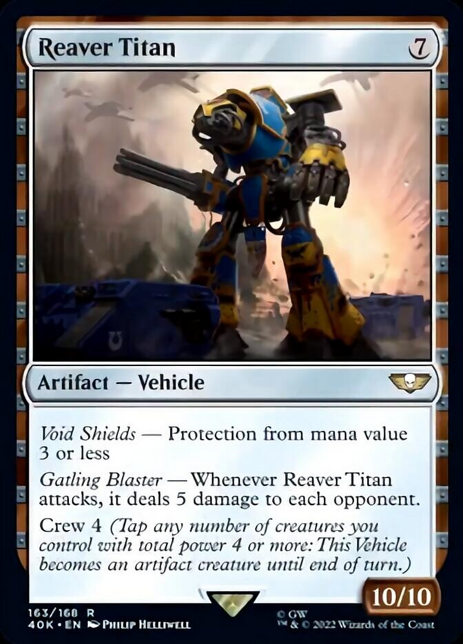 Reaver Titan (Surge Foil) [Warhammer 40,000] | Odin's Place