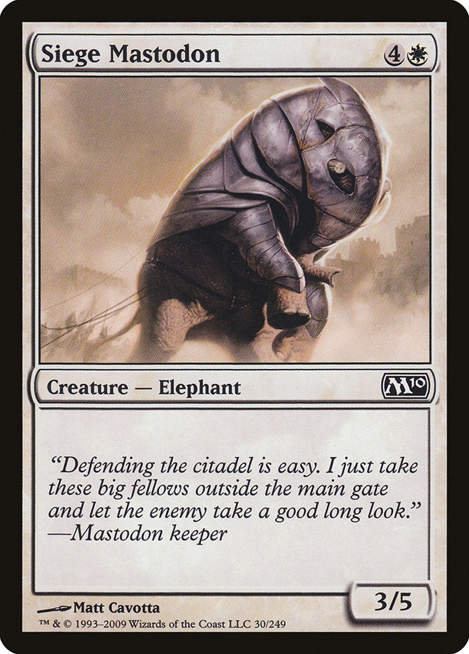 Siege Mastodon (30) [Magic 2010] | Odin's Place