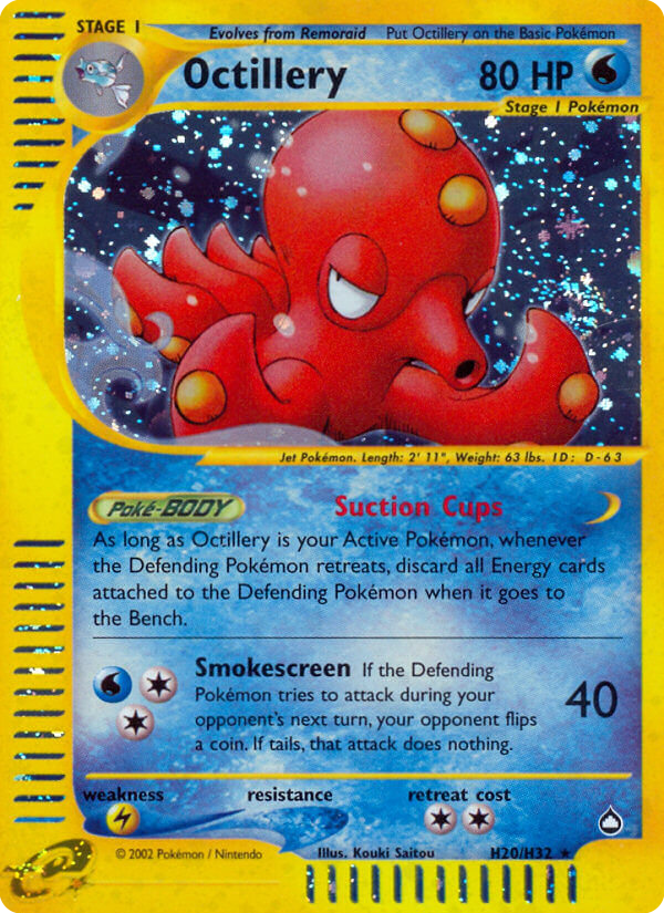 Octillery (H20/H32) [Aquapolis] | Odin's Place