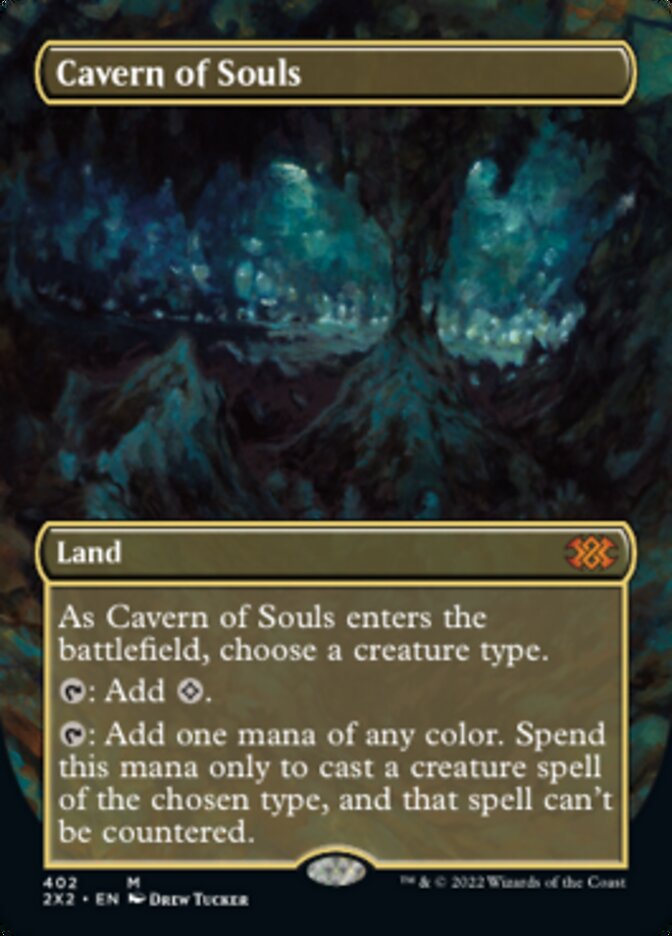 Cavern of Souls (Borderless Alternate Art) [Double Masters 2022] | Odin's Place
