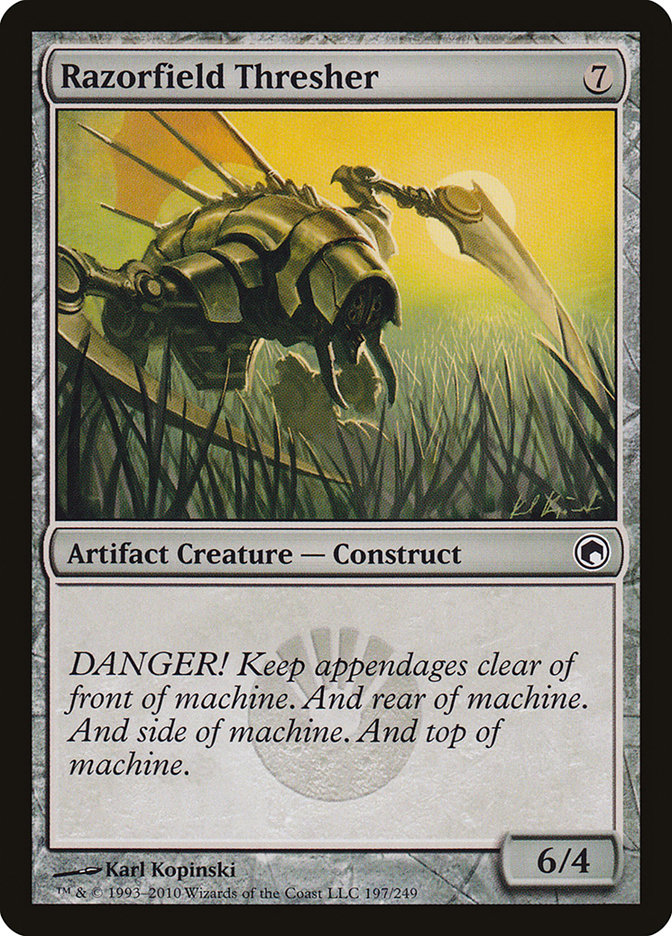 Razorfield Thresher (197) [Scars of Mirrodin] | Odin's Place