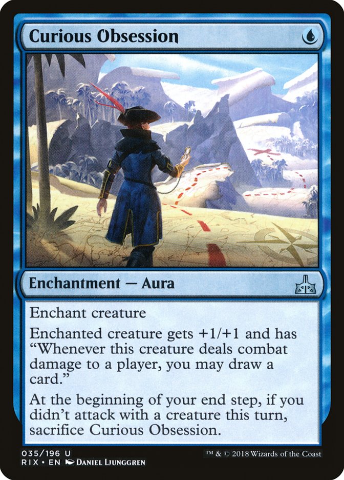 Curious Obsession (35) [Rivals of Ixalan] | Odin's Place
