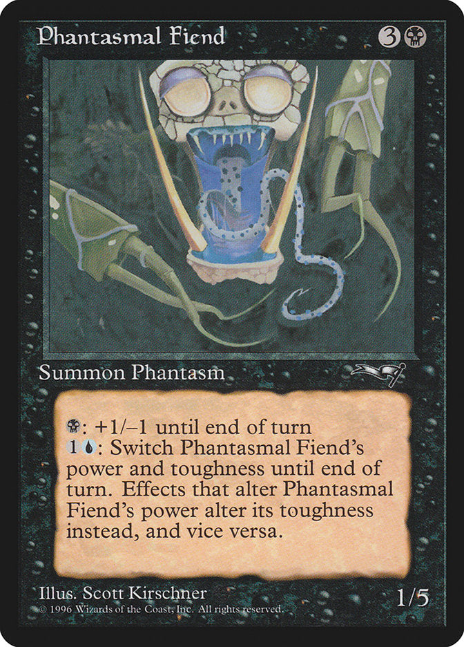 Phantasmal Fiend (Dark Green Background) [Alliances] | Odin's Place