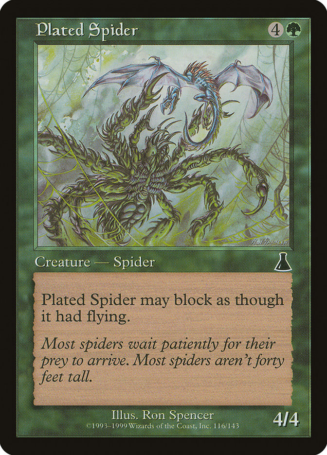 Plated Spider (116) [Urza's Destiny] | Odin's Place