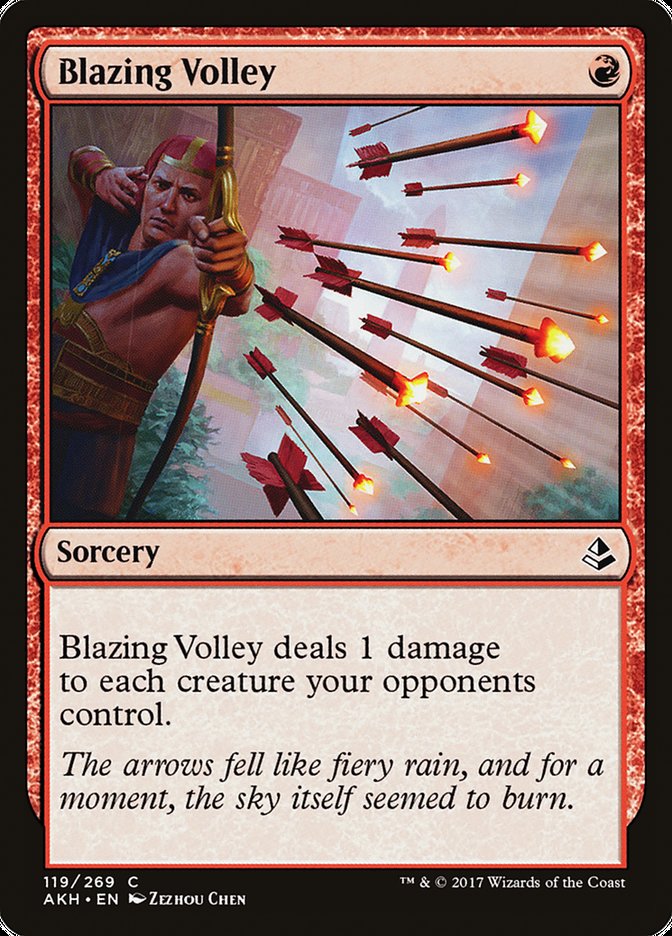 Blazing Volley (119) [Amonkhet] | Odin's Place