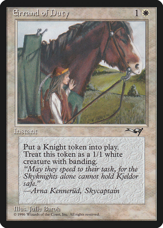 Errand of Duty (Horse) [Alliances] | Odin's Place