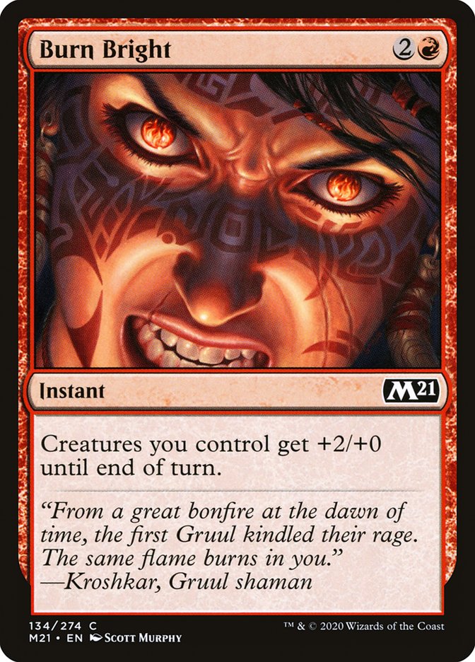 Burn Bright [Core Set 2021] | Odin's Place