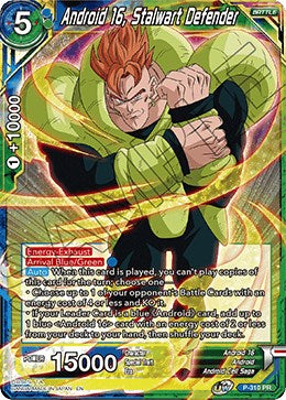 Android 16, Stalwart Defender (P-310) [Tournament Promotion Cards] | Odin's Place