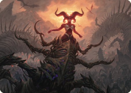 Sheoldred, the Apocalypse Art Card [Dominaria United Art Series] | Odin's Place
