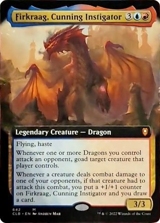 Firkraag, Cunning Instigator (Extended Art) [Commander Legends: Battle for Baldur's Gate] | Odin's Place