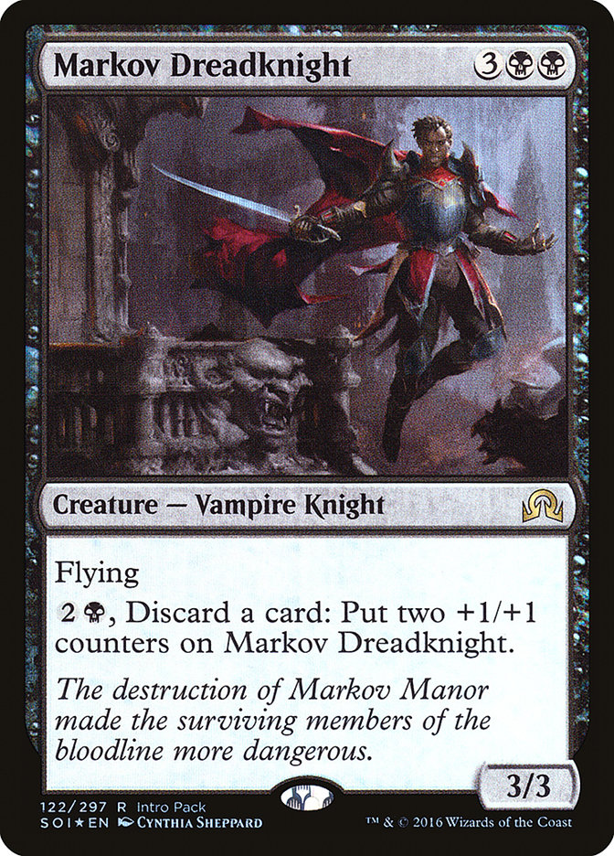Markov Dreadknight (122) (Intro Pack) [Shadows over Innistrad Promos] | Odin's Place