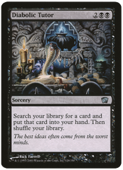 Diabolic Tutor (Oversized) [Eighth Edition Box Topper] | Odin's Place