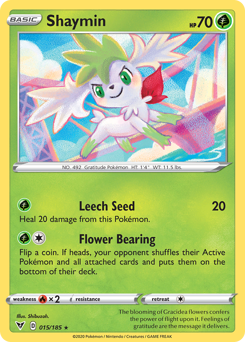 Shaymin (015/185) [Sword & Shield: Vivid Voltage] | Odin's Place