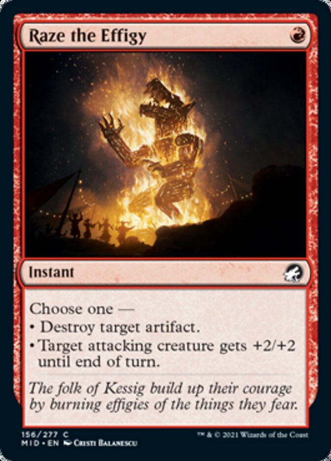 Raze the Effigy [Innistrad: Midnight Hunt] | Odin's Place