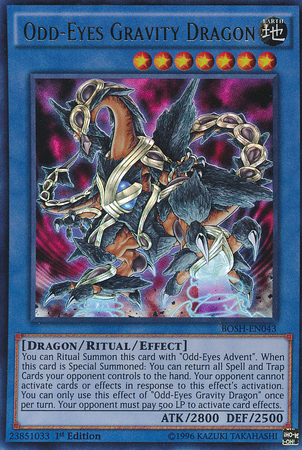 Odd-Eyes Gravity Dragon [BOSH-EN043] Ultra Rare | Odin's Place