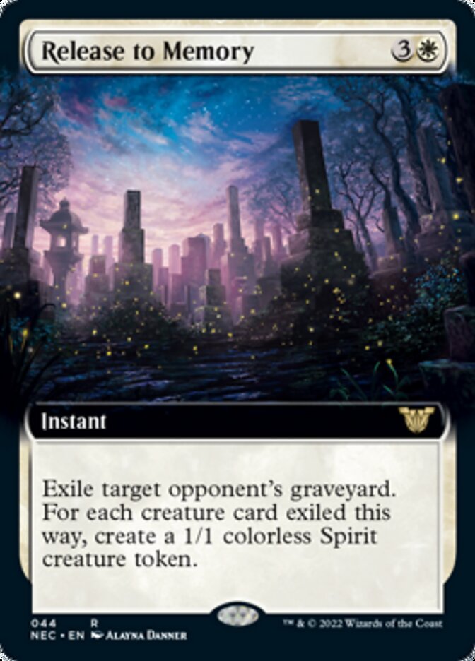 Release to Memory (Extended Art) [Kamigawa: Neon Dynasty Commander] | Odin's Place