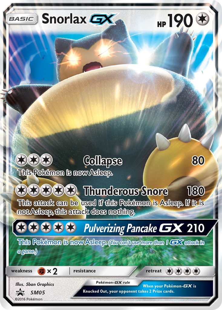 Snorlax GX (SM05) [Sun & Moon: Black Star Promos] | Odin's Place