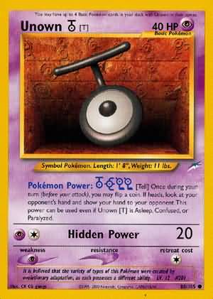 Unown [T] (88/105) [Neo Destiny Unlimited] | Odin's Place