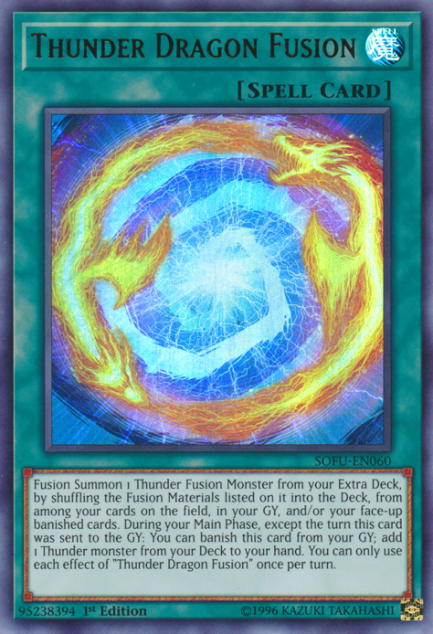 Thunder Dragon Fusion [SOFU-EN060] Ultra Rare | Odin's Place