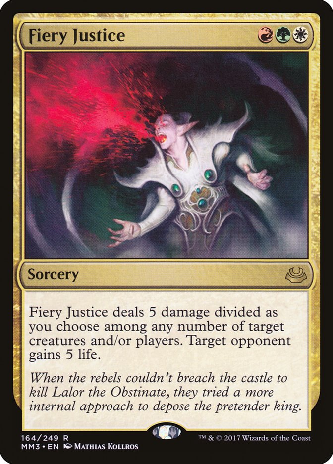 Fiery Justice (164) [Modern Masters 2017] | Odin's Place