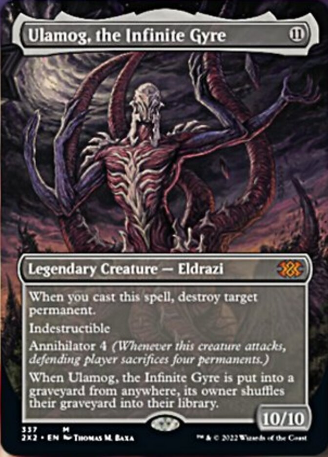 Ulamog, the Infinite Gyre (Borderless Alternate Art) [Double Masters 2022] | Odin's Place
