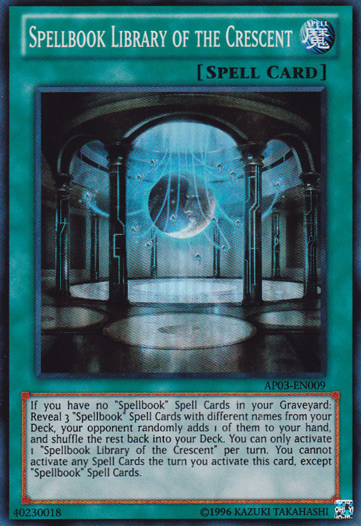 Spellbook Library of the Crescent [AP03-EN009] Super Rare | Odin's Place