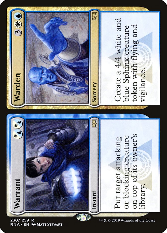 Warrant // Warden (230) [Ravnica Allegiance] | Odin's Place
