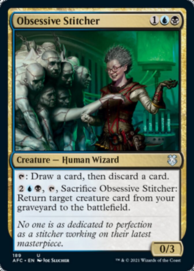 Obsessive Stitcher [Dungeons & Dragons: Adventures in the Forgotten Realms Commander] | Odin's Place