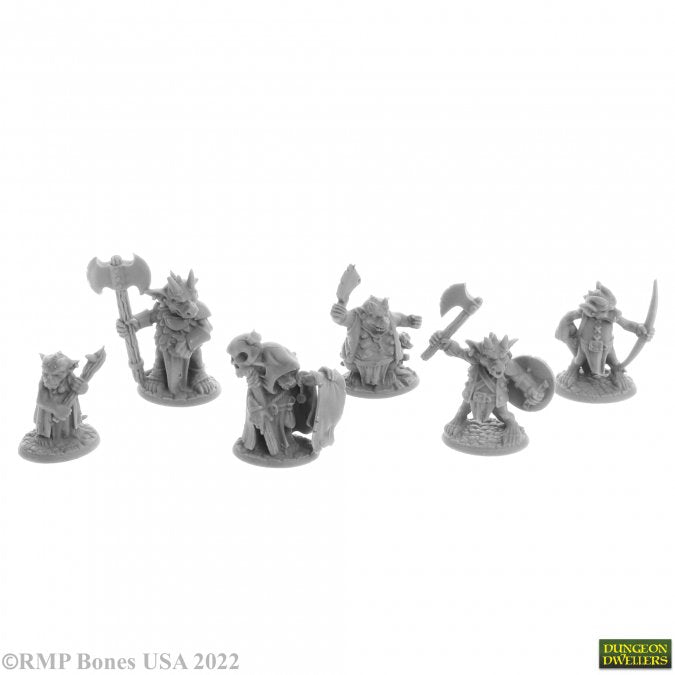 Reaper Bones: Ratpelt Kobold Leaders (6) | Odin's Place