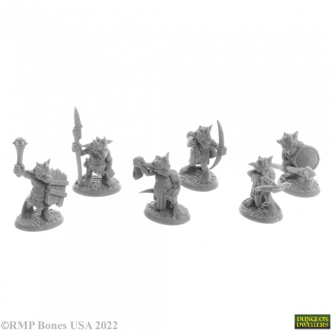 Reaper Bones: Ratpelt Kobold Warriors (6) | Odin's Place